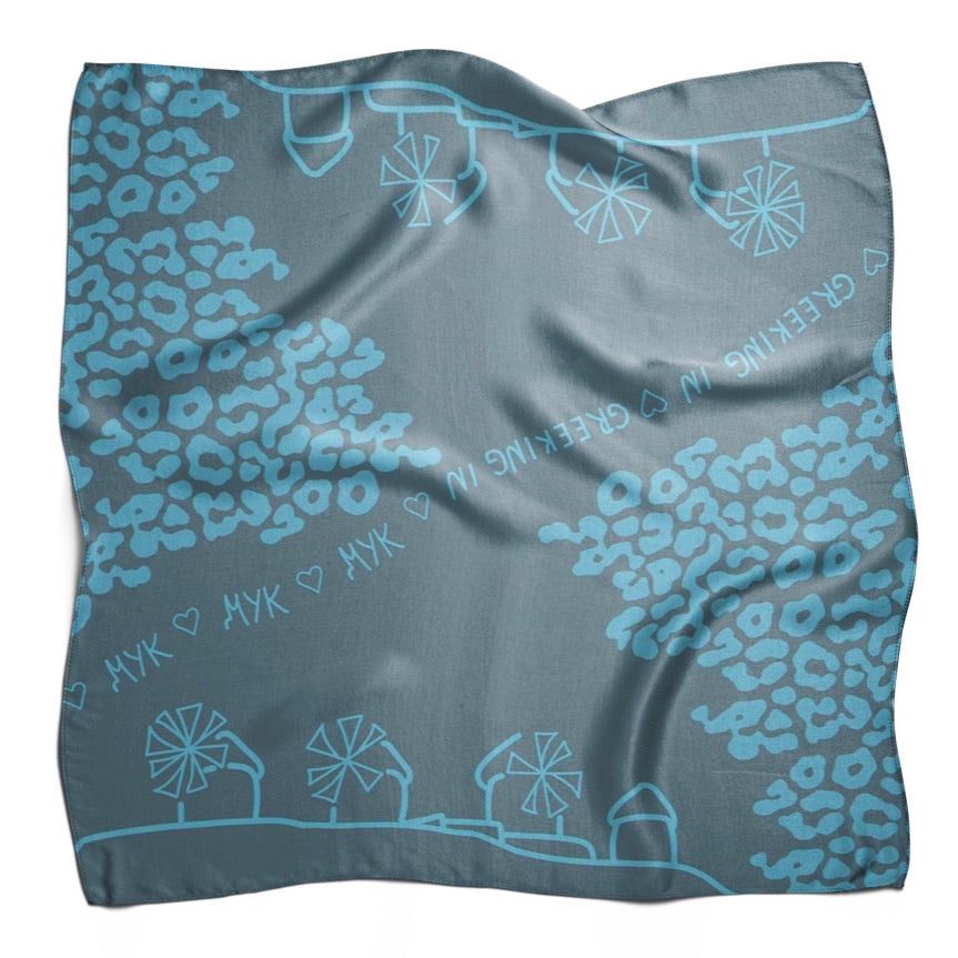 Mykonos Satin Scarf 70cm x 70cm