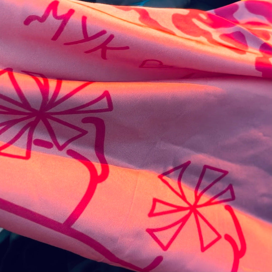 Mykonos Satin Scarf 70cm x 70cm