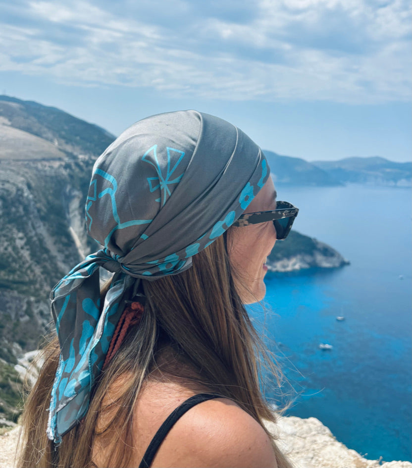 Mykonos Satin Scarf 70cm x 70cm
