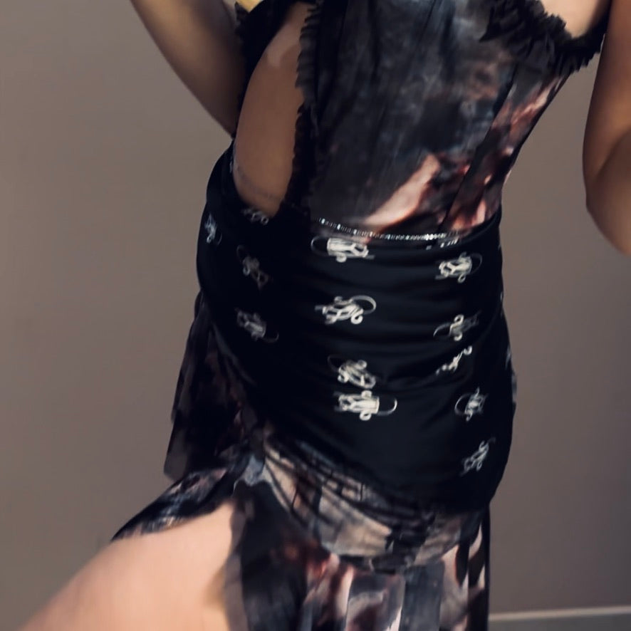 Lime&Salty x Amnesia Satin Scarf 70cm x 70cm