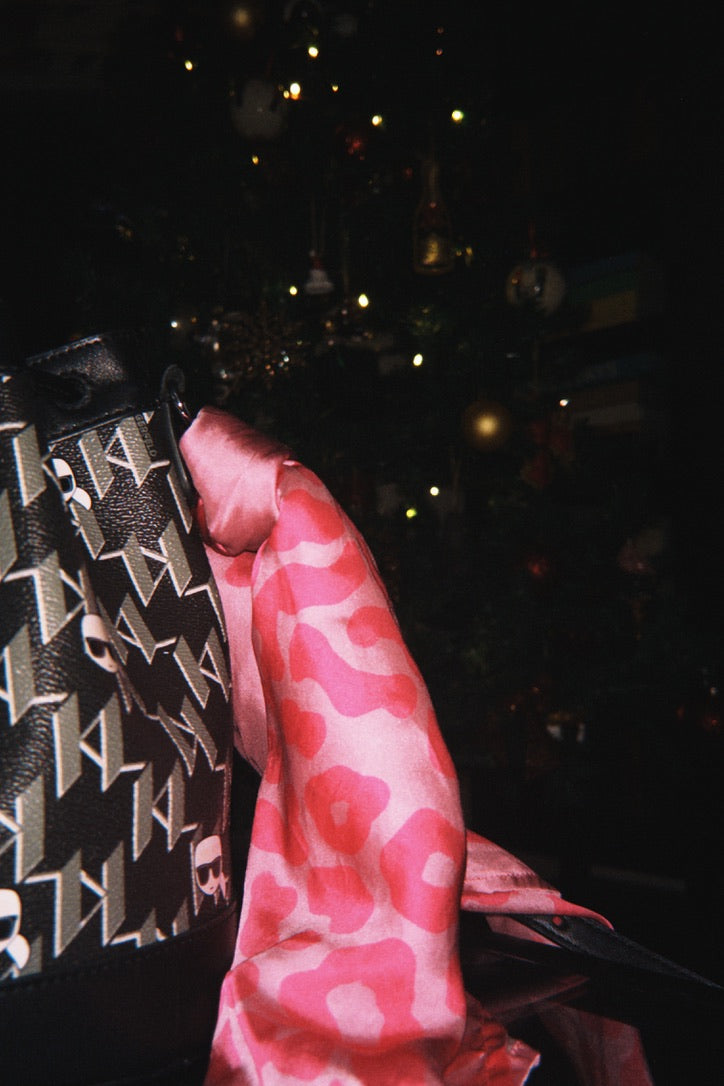 Greek Domes Satin Scarf 70cm x 70cm